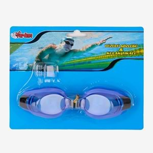 KARTELA Yüzücü Gözlüğü ve Kulak Tıkacı Seti - Anti-Fog Sporcu Gözlüğü