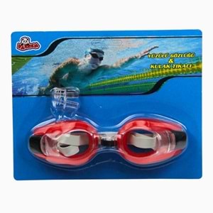 KARTELA Yüzücü Gözlüğü ve Kulak Tıkacı Seti - Anti-Fog Sporcu Gözlüğü