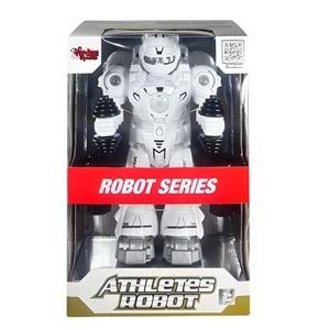 Athletes Robot Işıklı, Müzikli ve Hareketli Atletik Robot Oyuncak (3+ Yaş)