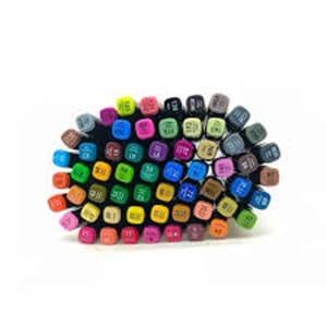 Südör Mona Lisa Touch Black Profesyonel Artist Marker Seti - 60 Renk Çift Uçlu