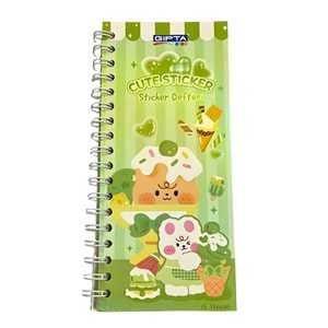 STICKER - CUTE STICKER DEFTERİ 7,3Xx6,2CM 15YAPRAK