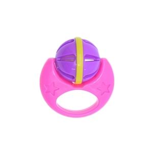 Ay Şeklinde Tutacaklı Bebek Çıngırağı ve Diş Kaşıyıcısı