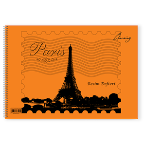 Tokaç My Lesson 25 Yaprak 24x34 PP Kapak Spiralli Resim Defteri