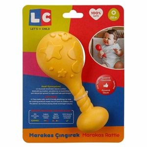 Enfal LC Marakas Çıngırak Bebek Oyuncağı Sesli El Çıngırağı LC-30614
