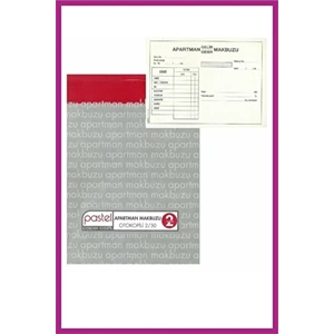 Apartman Makbuzu 2/50 Otokopili Single Color Tahsilat Makbuz Defteri