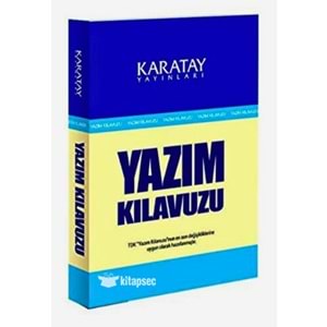 KARATAY YAYINLARI Yazım Kılavuzu | TDK Son Değişikliklere Uygun Güncel Basım