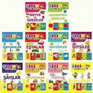 Karatay Yayınları Şirin Boyama - Meyve ve Sebzeler Eğitici Boyama Kitabı (16 Sayfa)