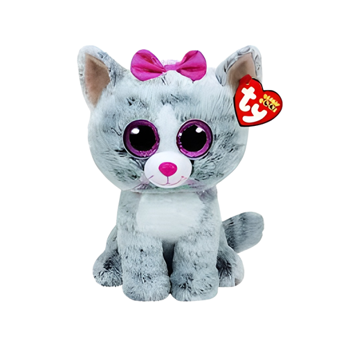 Mega Kiki Grey Cat Med Peluş Oyuncak TY37075