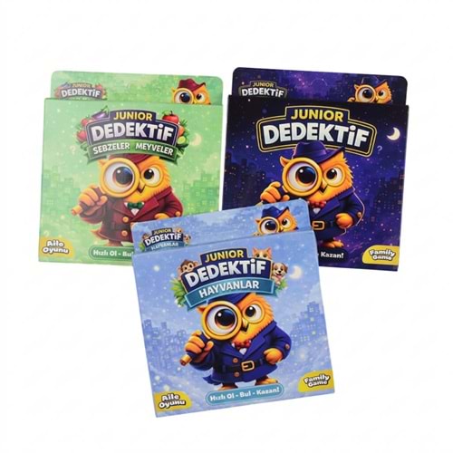 Junior Dedektif Sebzeler Meyveler Aile Oyunu Hızlı Bul Kazan Eğitici Oyun