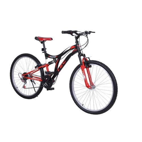 TEC Master 26 Jant Amortisörlü Kırmızı Bisiklet