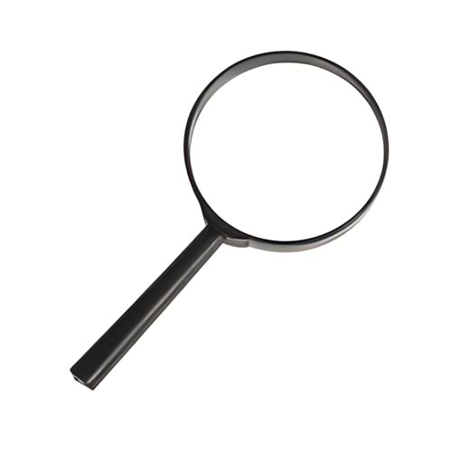 50 mm Büyüteç – El Tipi Mercek Büyütme Aleti (Tek Adet)
