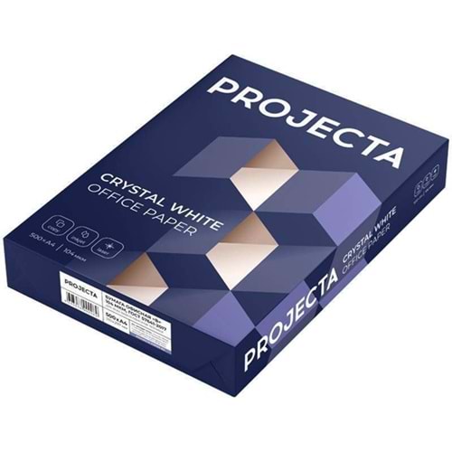 Projecta 500’lü A4 Fotokopi Kağıdı Crystal White Ofis Kağıdı 80 gr