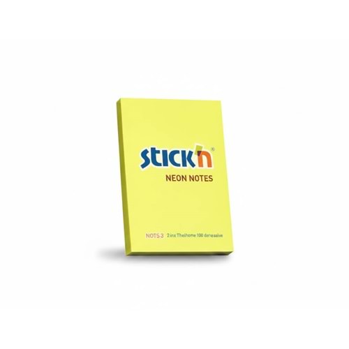 Gipta Stıckn 76x51 Neon Sarı 100YP