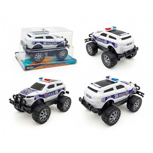 Duman Vakumlu Sürtmeli Polis Jeep DMN2029P
