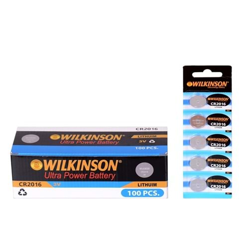Wilkinson CR2016 Lityum Pil 3V Tek Adet
