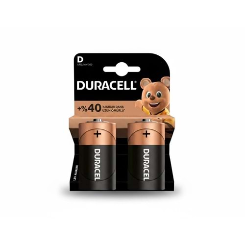 Duracell D Büyük Boy 2 Li Pil Kartela 5005988