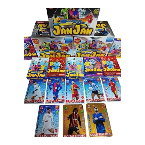 12’li Futbolcu Kartı Tek Paket Koleksiyon Kartları