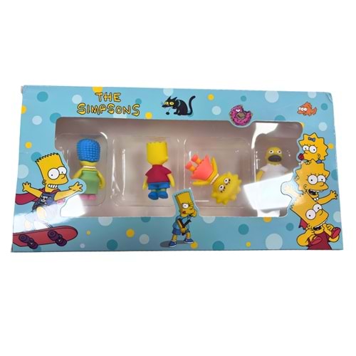 Simpson Ailesi Figür Seti – 4’lü The Simpsons Oyuncak