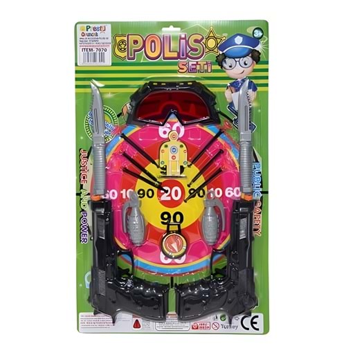 FAB 7070 El Bombalı Polis Seti – Kartela Oyuncak