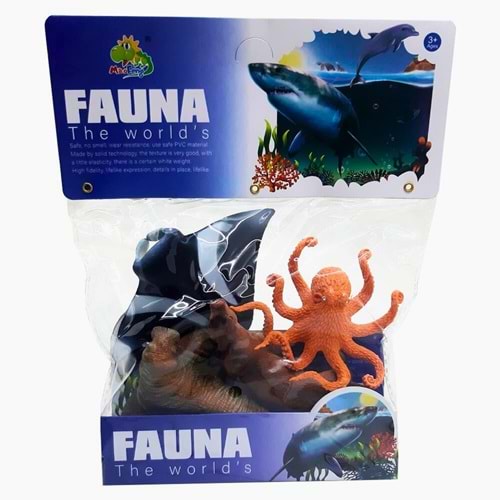 HY7-006D PVC DE 4 LÜ DENİZ HAYVANLARI