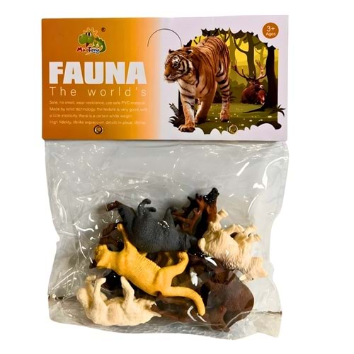 YS3-012A-B PVC DE 10LU KÜÇÜK VAHŞİ HAYVANLAR