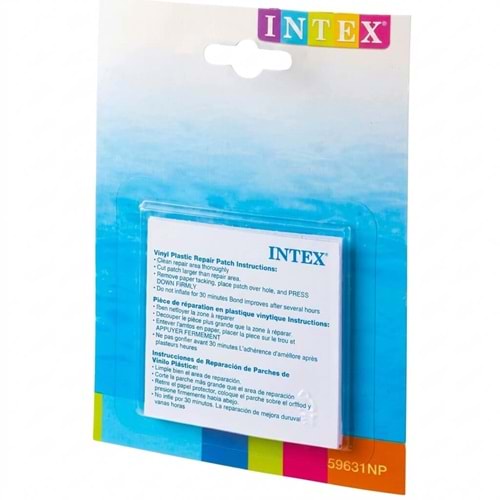 INTEX Vinil Plastik Onarım Yaması - Şişme Ürünler İçin Tamir Kiti (6 Parça)