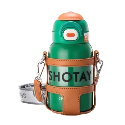 SHOTAY TURTLE ÇELİK TERMOS MATARA 520 ML. (4 ASS.)