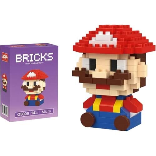 Süper Mario Brick Game Yapım Oyuncak Blok Seti Q5009