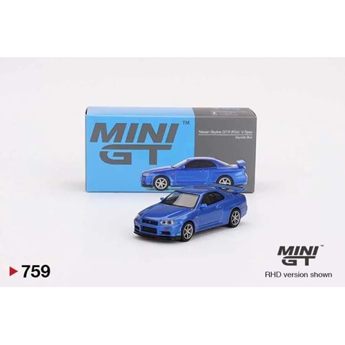 MGT-759 1/64 Nissan Skyline GT-R (R34) V-Spec Bay