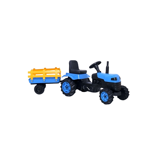 Biberoğlu Romorklu Mavi Traktör | Çocuk Bisikleti & Eğlenceli Oyun Aracı