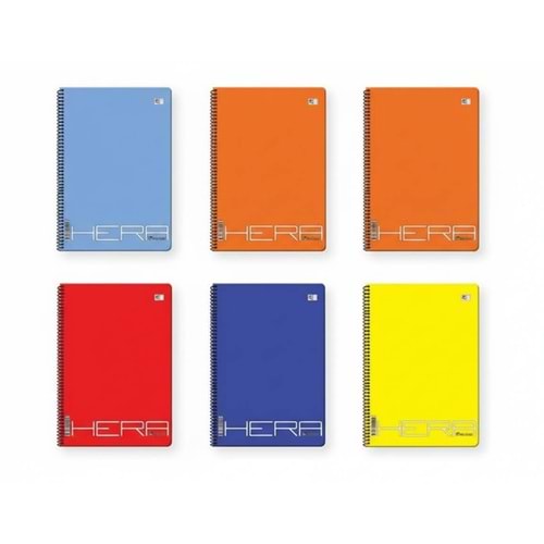Hera A4 PP Kapak Düz Defter (60 Yaprak)