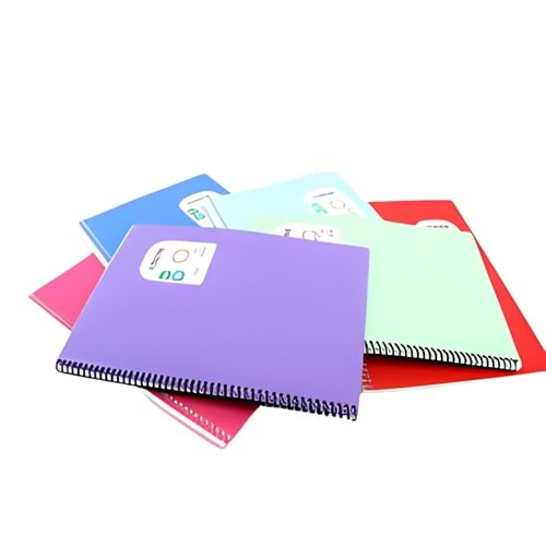 NABULA A4 PP KAPAK METOT 80 YAPRAK KARELİ DEFTER