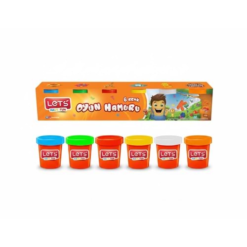 Lets 6 Renk Oyun Hamuru 660 g