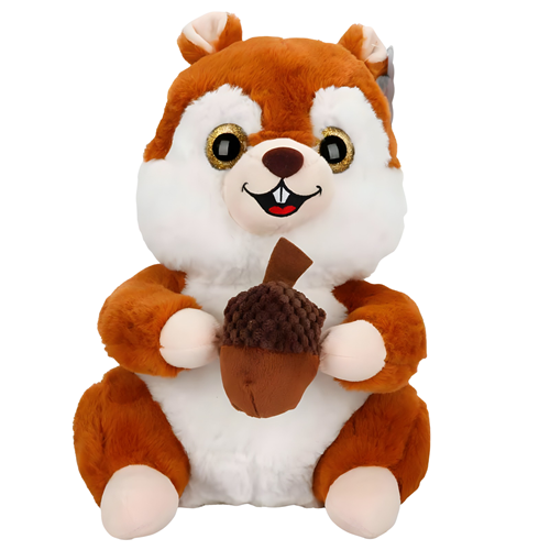 Peluş Sincap 30 cm | Yumuşak ve Sevimli Peluş Oyuncak