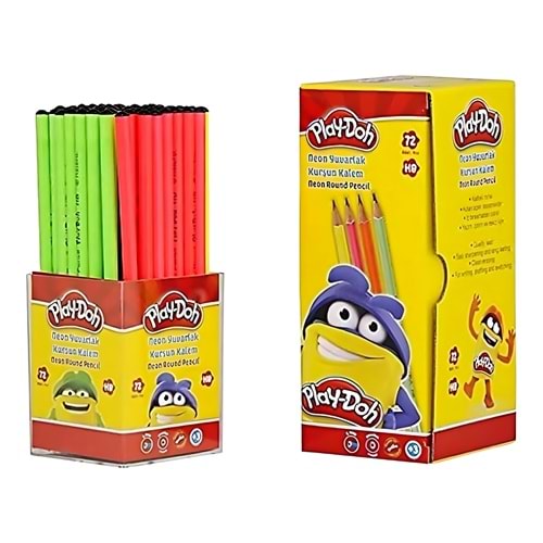 PLAY-DOH WOODFREE KURŞUN KALEM NEON