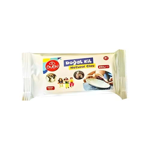 BuBu Doğal Kil Kahverengi – 250 gr Modelleme Kili (Tek Paket)