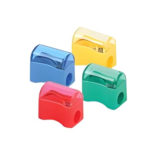 Bu-Bu Mini Silindir Kalemtıraş – Tek Adet Renkli