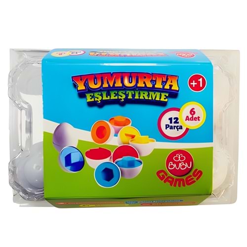 BU-BU GAMES YUMURTA EŞLEŞTİRME 12 PARÇA