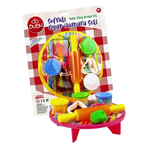 BU-BU SOFRALI OYUN HAMURU SETİ (3X15GR.)