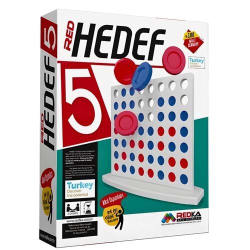 Redka Hedef 5 – Strateji ve Zeka Oyunu – 2 Kişilik Eğitici Oyun