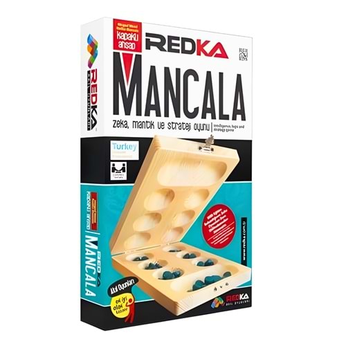 Redka Kapaklı Ahşap Mangala – Zeka ve Strateji Oyunu – 6+ Eğitici Oyun