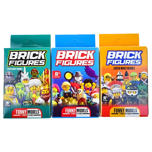 Brick Figures 12’li Paket | Sürpriz Lego Uyumlu Mini Figürler