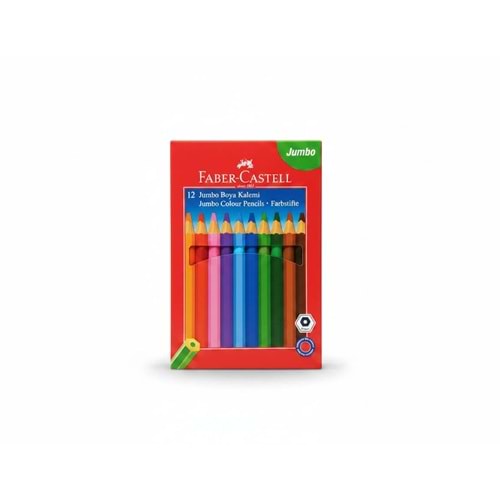 Faber-Castell Jumbo Boya Kalemi 12 Renk (FSC)