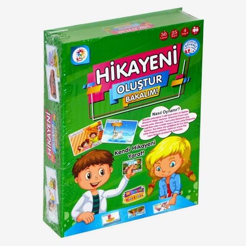Hikayeni Oluştur Bakalım Kart Oyunu: Görsel Anlatım ve Hayal Gücü Geliştirme Seti