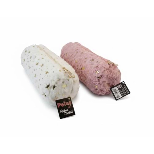 U-4 Peluş Silindir Kalem Çantası (12x12 cm)