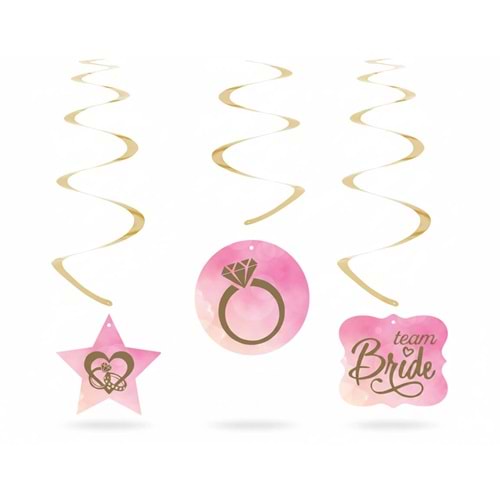 SW16 Team Bride Spiral Sarkıt Süs 6lı