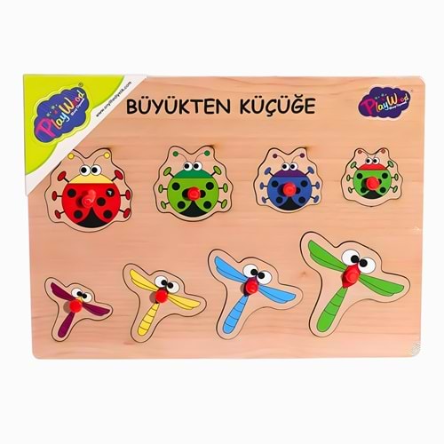 131-132 ONY AHŞAP TUTMALI BÜYÜKTEN KÜÇÜĞE