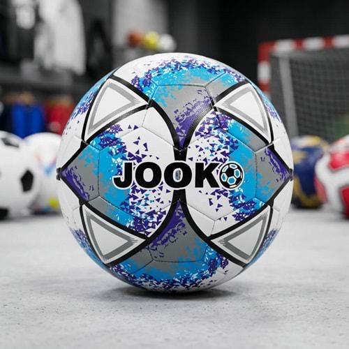 Joog Futbol Topu Renkli Desenli Dayanıklı Antrenman Topu