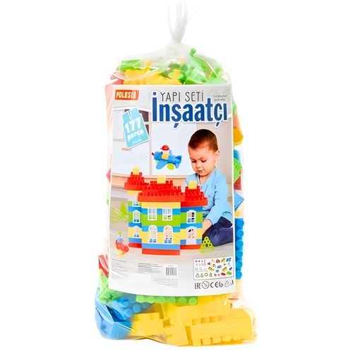 Polesie Yapı Seti İnşaatçı 177 Parça Pakette 95138