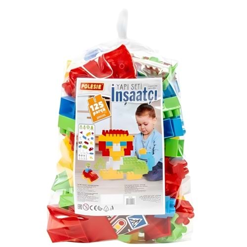 Polesie Yapı Seti İnşaatçı 125 Parça 95145